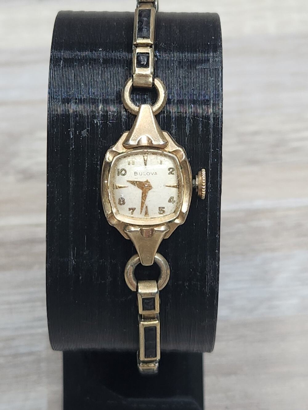 Vintage 1956 Bulova Woman's Watch 10k Rolled Gold Plated case , Not Working